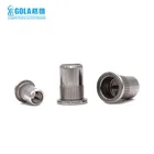 Stainless steel 304 flat head nut rivets