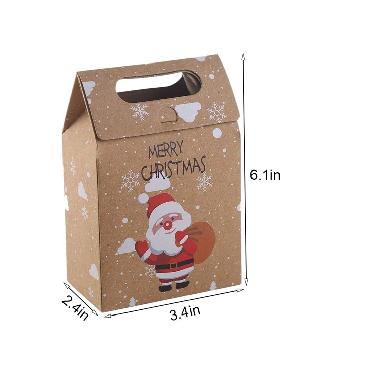 custom pattern packaging boxes pillow shape christmas paper gift