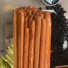 Best Sale 120 cm Length 22mm Diameter Broom Wood Stick With Italian Thread