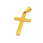 Olivia Personalized Gold Men's Cross Necklace Minimalist Stainless Steel Custom Engraving Cross Pendant jewelry