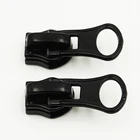 Zipper Nylon Popular 5# 7# Black Auto Lock Zipper Puller For Nylon Zipper