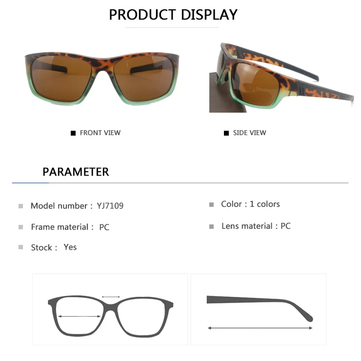 EUGENIA 2020 HD Lenses PC Frame Eyewear Colorful Sports UV400 Sunglasses