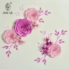 AT-002 artificial wall backdrop hotel decoration giant rose paper flowers