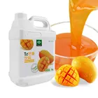 Mango juice concentrated fruit flavor drink concentrated pulp mango juice milk tea raw materials