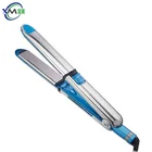360 degree swivel power cord custom logo pro ceramic plate flat iron hair straightener