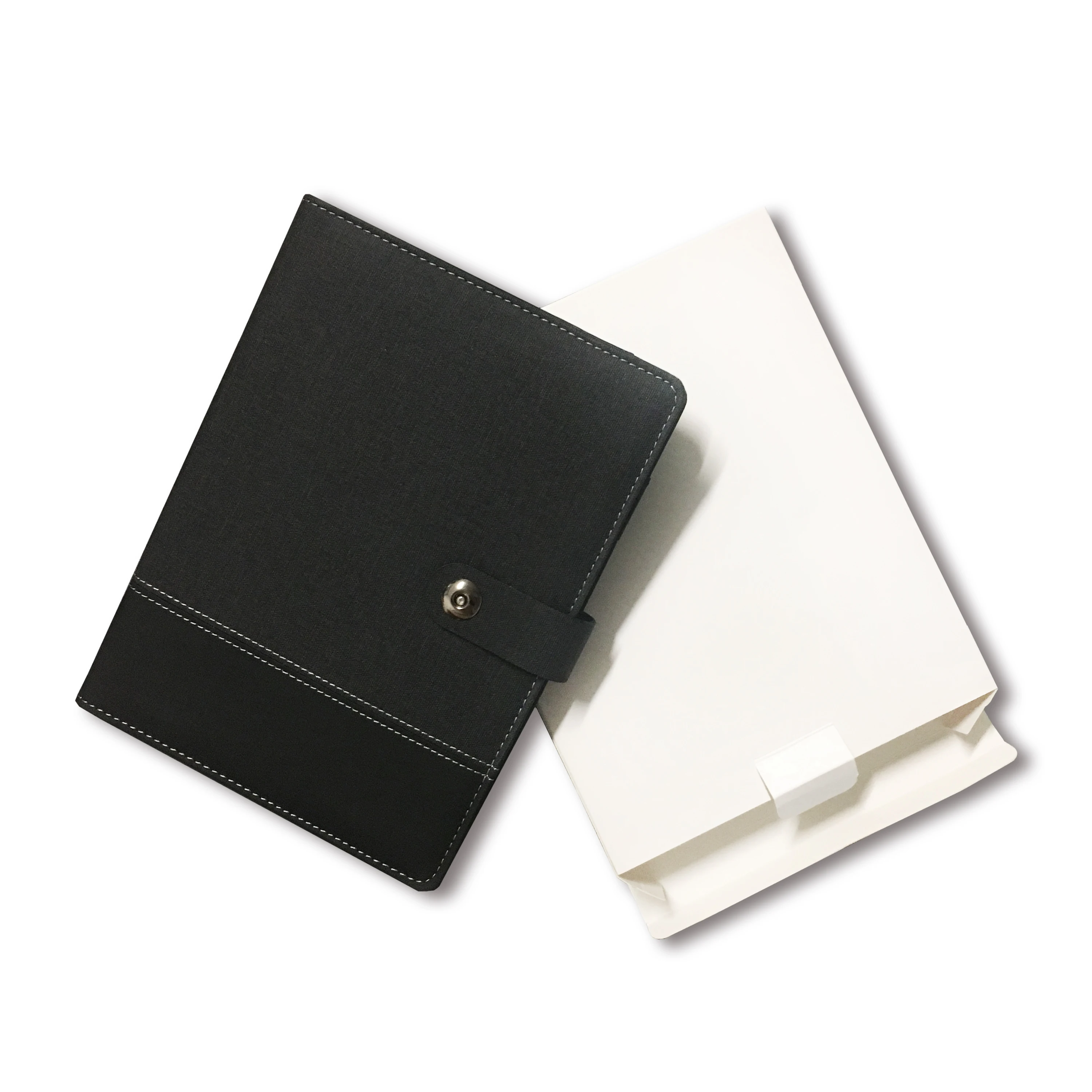 gift promotional power bank custom notebook pu leather dairy