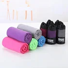 Wholesale Custom Digital Printed Quick-Dry Sweat Travel Fitness Gym Sports Microfiber Towel with Mesh Bag