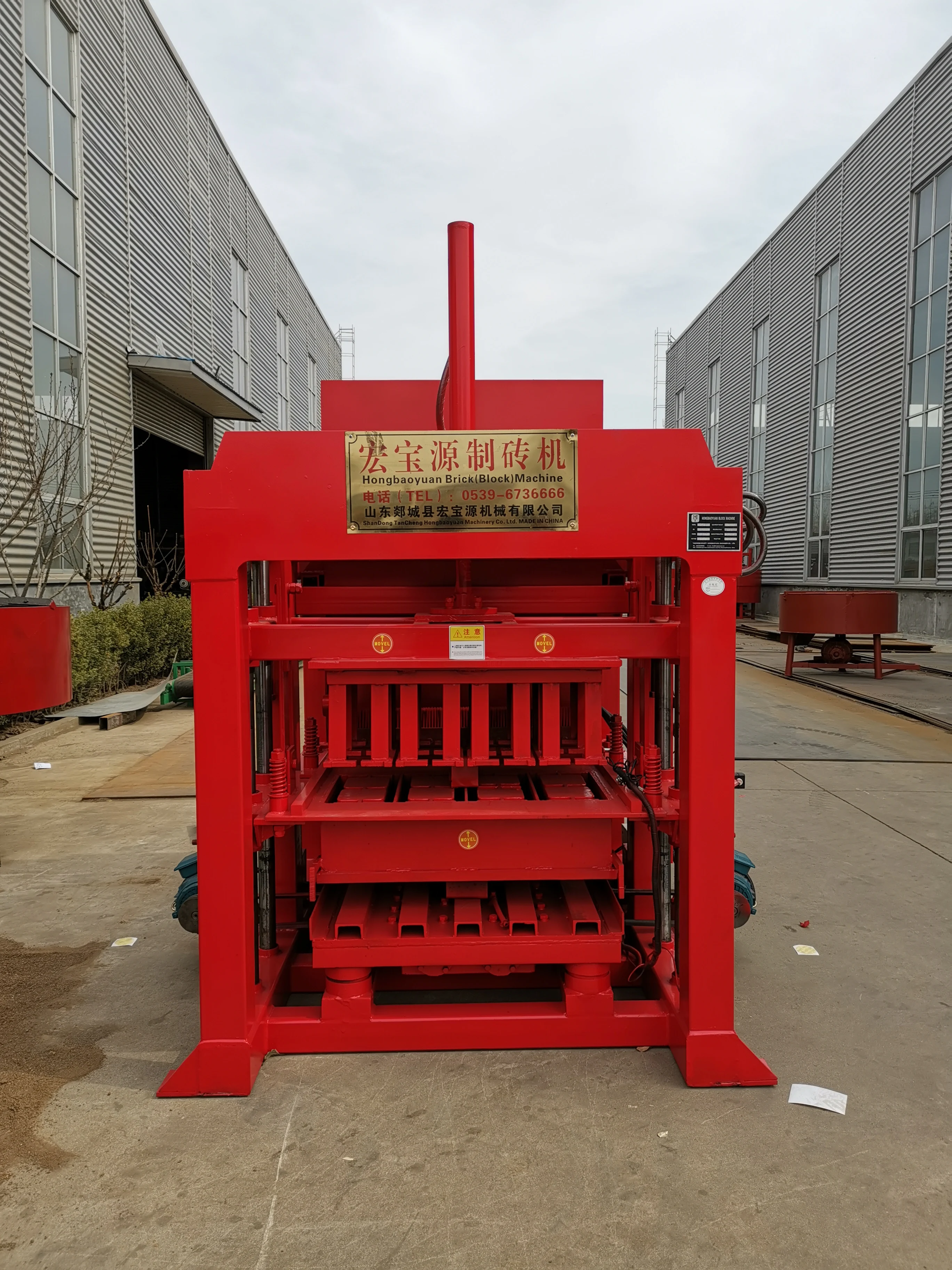 Machines to Start Small Business at Home QTJ4-18 Block Making Machine Concrete factory
