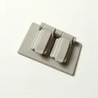 American Wall Switch and Socket 2 Gang South American Grey Waterproof 2 Gang Wall Switch and Socket Cover Plate Face