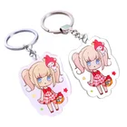 Wholesale Custom Cute Acrylic Cartoon Keychain Keyring Bag Charm