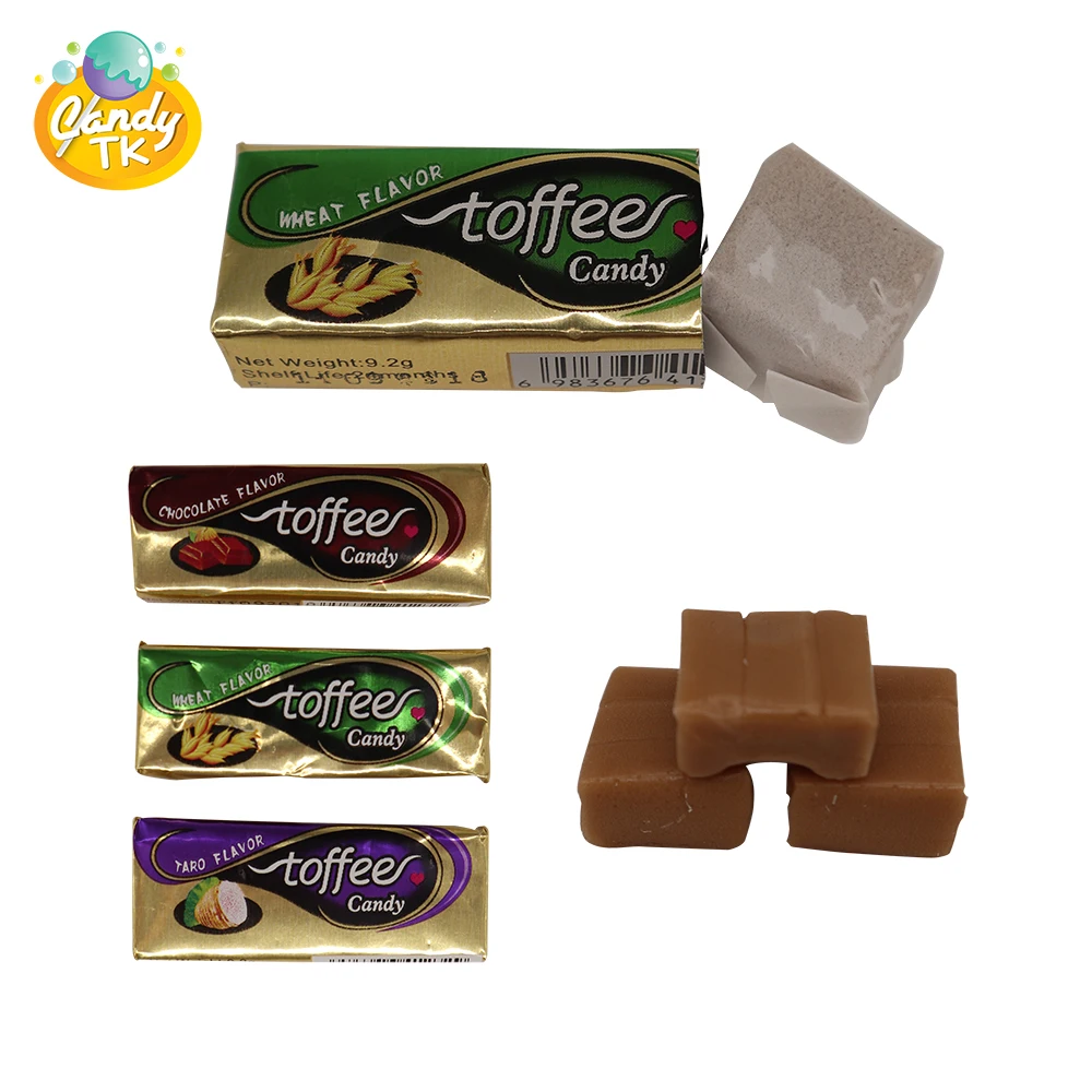 3pcs soft chocolate chewy candy toffee candy