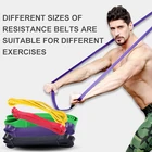 High quality ultralight Fitness Gym Strength Training Rubber Fitness Equipment Sports Latex Yoga Belt