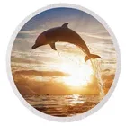 Round Beach Towels Round Microfiber 150cm Printed Customized Round Beach Cloth Towels