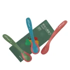 2019 Hot Sale FDA Silicone Baby Spoons,Food Grade Feeding Baby Spoon Logo Custom