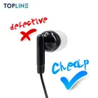In-Ear Earbuds Promotional EARPE004 Promotional Airline Free Shipping Wired Earbuds