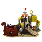 Commercial outdoor ship playground equipment OL-HD001