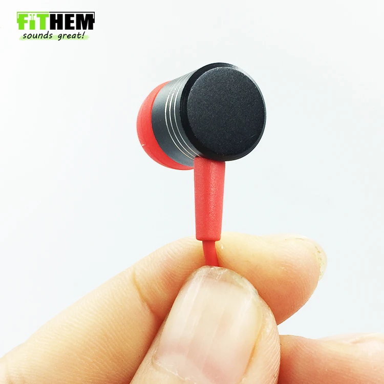 FITHEM 2019 high quality cheap Price Wired metal In-ear Headphones with mic wiredearbuds earphones headphone - ANKUX.COM