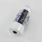 Clear custom logo printed waterproof biodegradable plastic clean storage garment suit cover roll poly Bag