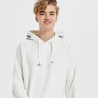 Hoodie Hoodie Sweatshirt Pullover Street Plain Winter Man 100% Cotton