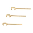 No sparking carbon steel aluminum copper Beryllium copper C type valve wrench