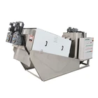 drink waste water treatment plant sludge dewatering screw press machine