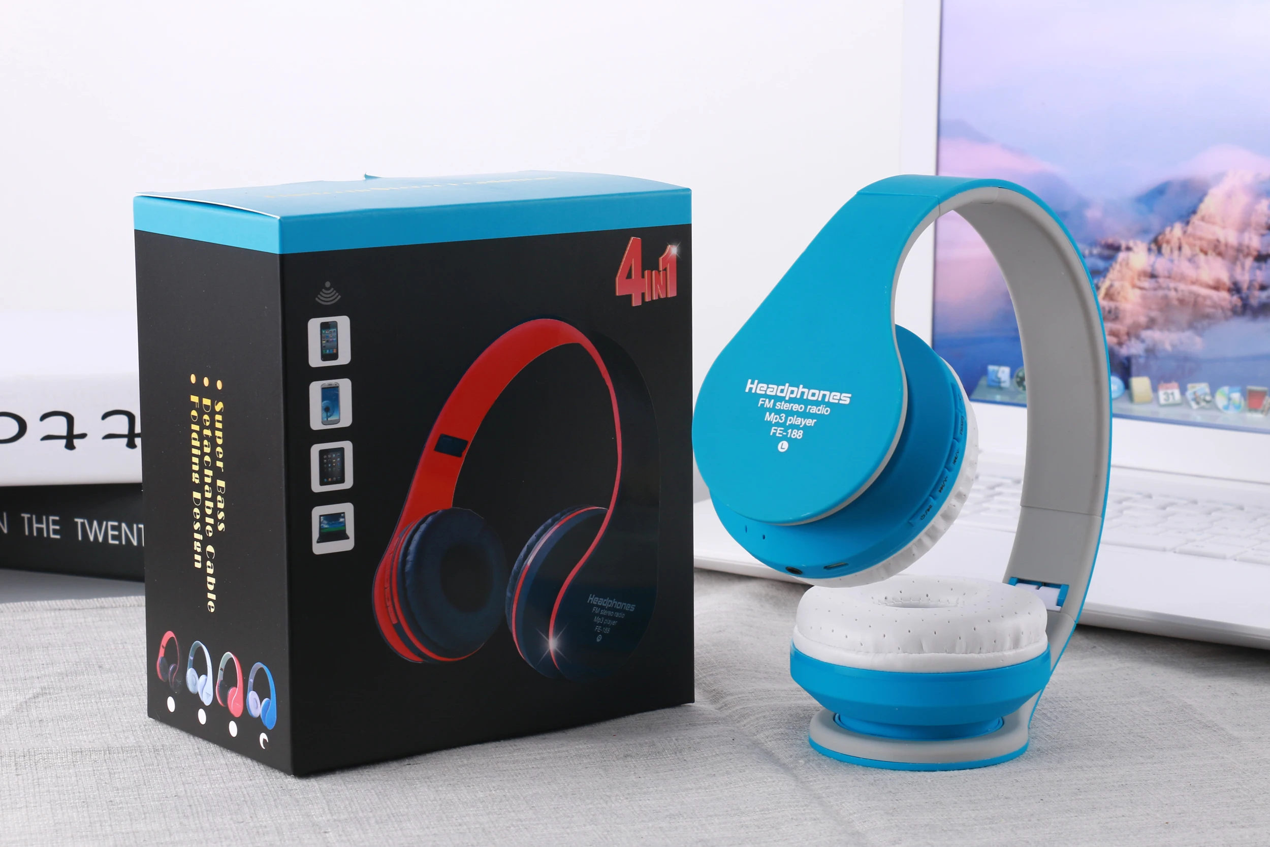2018 OEM fashion wireless hifi headphones blue tooth sport headset BT wireless headphone - ANKUX.COM