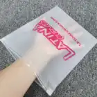 Zipper T Wholesale Matte Frosted EVA Plastic Zipper Bag T Shirt Garment Plastic Poly Bag For Clothes