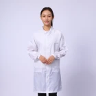 Cleanroom Factory Worker ESD Protective Antistatic White Clothing