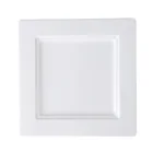 Wholesale White Square Melamine Plate Square Restaurant Plates Hotel White Dish