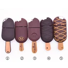 Cute Ice cream usb flash memory 16GB 32GB usb stick PVC food USB flash drive