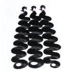 Brazilian remy human hair weave bundles long length 32--40 inch raw virgin cuticle aligned hair bundles body wave
