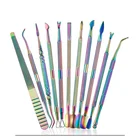 11 Piece Multifunction Nail Art Tools Cuticle Pusher Nail File