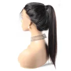 100% virgin hair HD lace Normal Lace Front Human Hair Wig Brazilian Cuticle Aligned Hair Wig