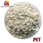 Customized modified plastic pellets high strength PET with 10%-30% glass fiber reinforced raw material granule