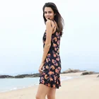 wholesale women breathable summer slip dress hot selling lady soft sleeping dresses custom women printed night dress