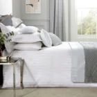 Hotel Luxury White Bed Linen Twin Queen King Comforter Set 100% Egyptian Cotton Bedsheet Bedding Set