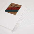 Robotime pack of 12,white blank canvas panel,100% cotton canvas for painting paint canvas