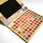 S59 Cosmetic makeup eyeshadow palette multi colored private label glitter eye shadow palette