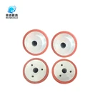 rubber compression mold custom Small Size silicone Bearing Roller Wheels with Metal Core
