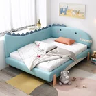 Cartoon Kids Bed Children Beds Dinosaur Cartoon Design Kids Bed Bedroom Furniture Scientific Cloth Children Bed