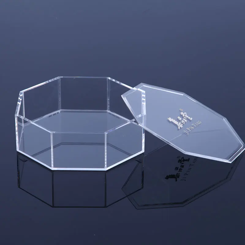 perpex octagonal display gift box is made of good quality