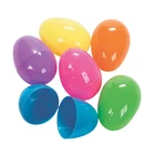 Amazon hot sales small PP plastic empty Easter surprise egg toy for kids and wholesale