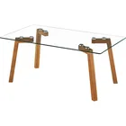 unique shape modern glass side table living room stainless steel tea design antique french mirrored furniture