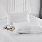 Bedding Set White Hotel Flat Spread 300TC Cotton Bed Linen Sheet Hotel Bedding Set
