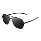 high quality polarized pilot men sunglasses 2019 luxury black men retro sunglasses