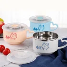 cartoon tableware plastic/strainless steel made bowl tableware dinnerware and cookware