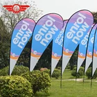 Beach Flag Banner Stand feather flags for decoration,advertising and promotion