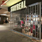 Interior Temporary Pvc Sliding Fabric Transparent Industry Garage Folding Door