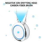 Usb recharge mini anion personal negative ion air purifier necklace