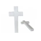 White Marble Orthodox Cross Large Headstone